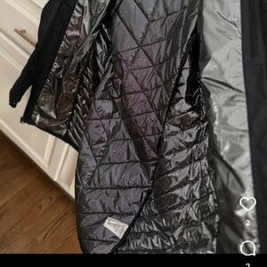 Columbia Women's Black Long Hooded Omni-heat Jacket